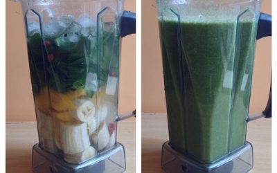 Smoothie plné energie – banán, mango, špenát